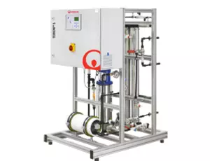 Terion A family of products combining single-pass reverse osmosis (RO) and continuous electrodeionization (CEDI) to produce high-grade deionized water.